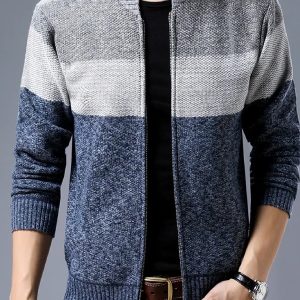 Gilet pour homme doublure polaire gris clair