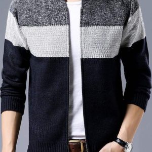 Gilet doublé en polaire pour homme gris foncé