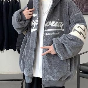 Gilet polaire pour homme à capuche