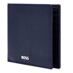Portefeuille Classic Grainé Bleu Hugo Boss marine Homme