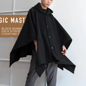 Poncho polaire homme ultra-chaud