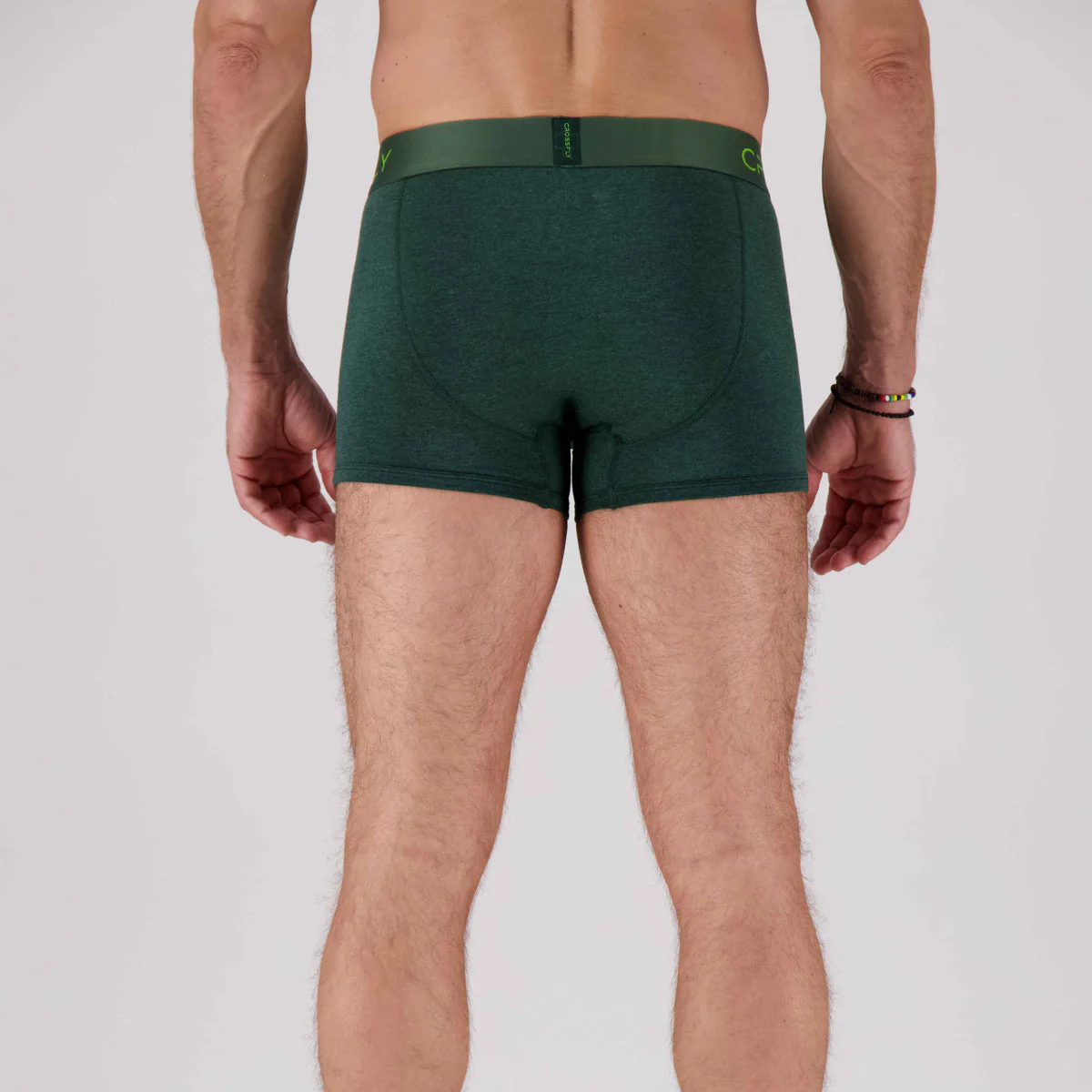 3-pack: IKON Men's 3" Trunks - Green Marle – Image 7