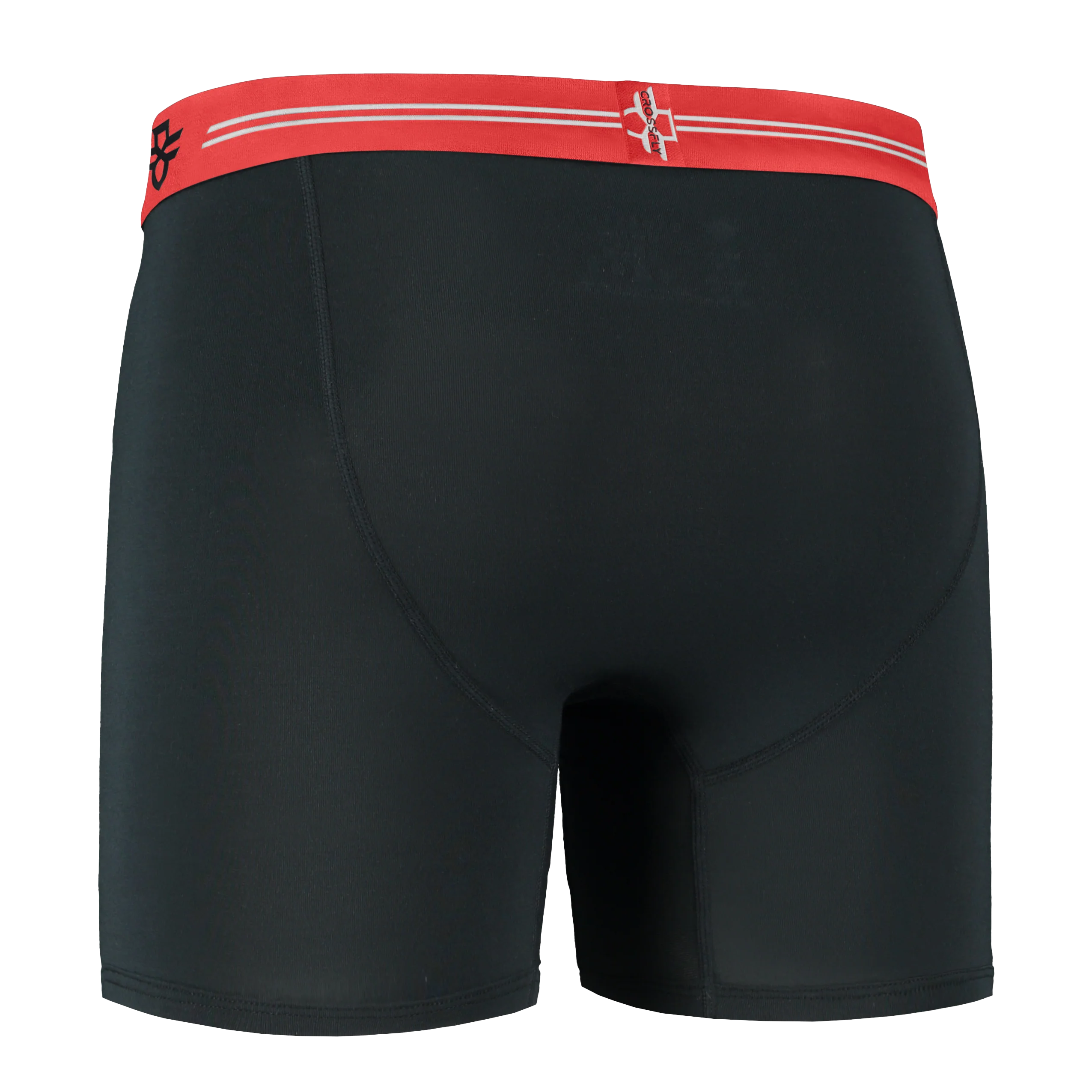 3-Pack: IKON Trio Men's 6" Boxers - Black / RGB Stripe – Image 9