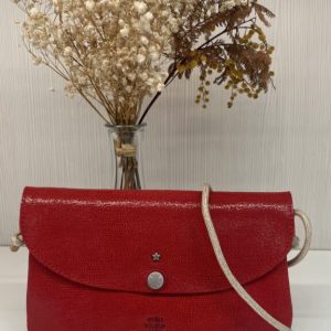 Sac pochette Olca RP Mila Louise rouge