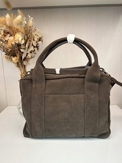 Sac à main Mapa cuir daim taupe Mila Louise