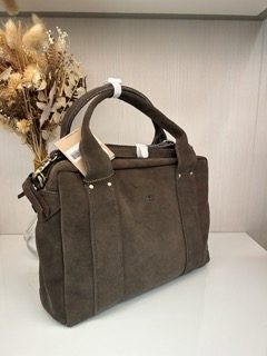 Sac à main Mapa cuir daim taupe Mila Louise – Image 3