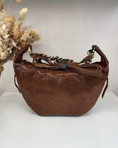 Sac besace Rubina LZ cuir cognac Mila Louise