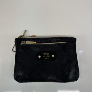 Pochette/porte monnaie PALOMA PG2 noir Mila Louise