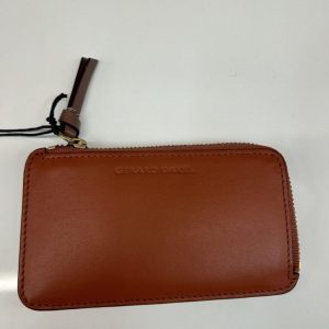 Porte carte femme cuir lisse brique/nude Gérard Darel