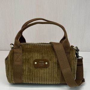Mini sac à main polochon Bee VFR1 Mila Louise ocre