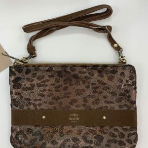 Sac pochette Nina Mila Louise Châtaigne