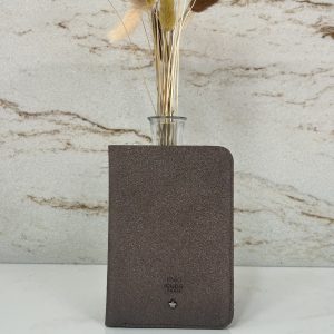 Porte-passeport cuir Mila Louise Ory fumé kaki