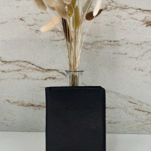 Porte-passeport cuir Mila Louise Oru C noir