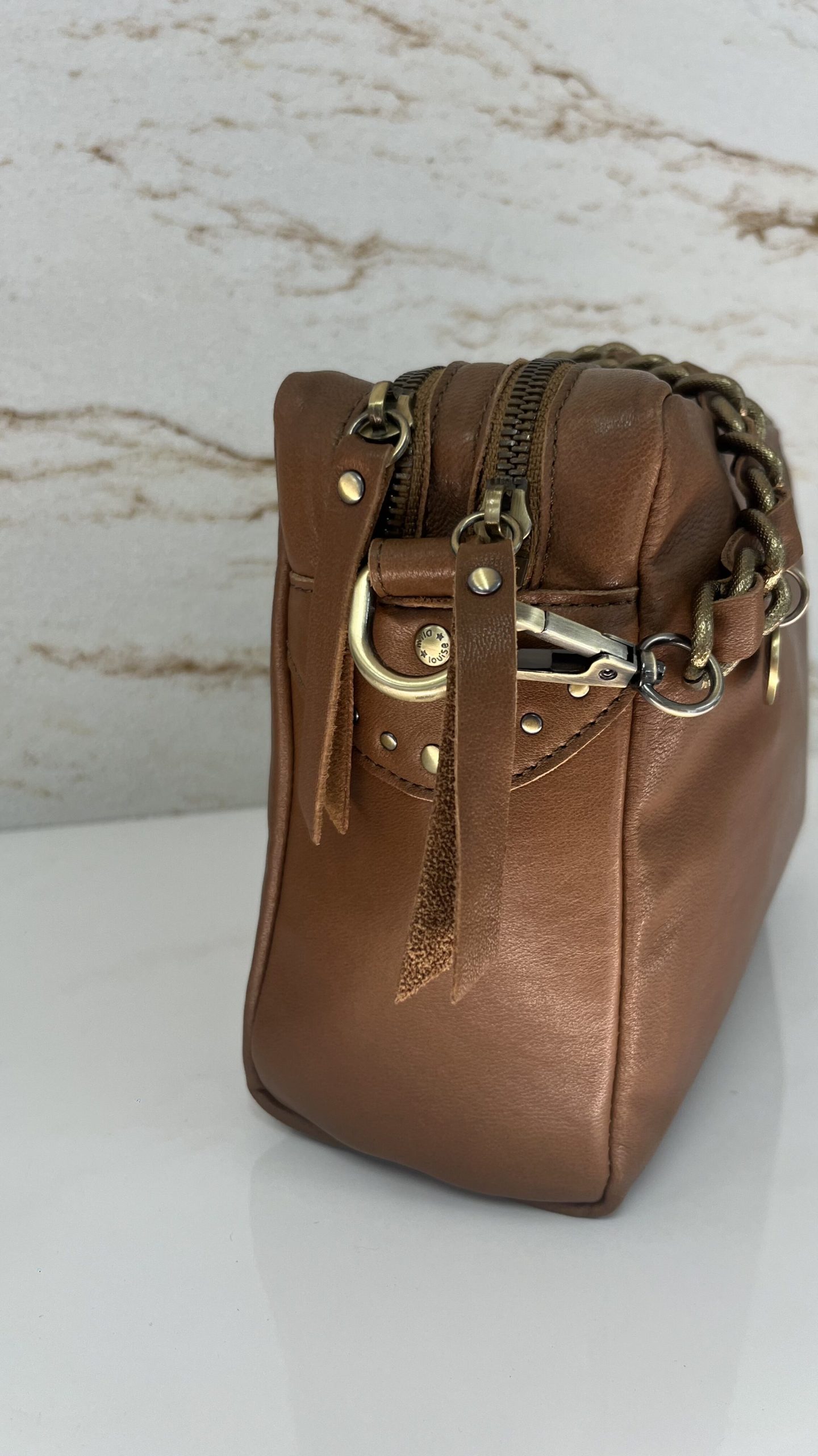 Sac besace Mama L-C Mila Louise ocre – Image 4