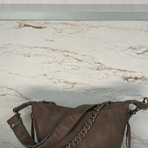 Sac besace Rubina C cuir fumé kaki Mila Louise