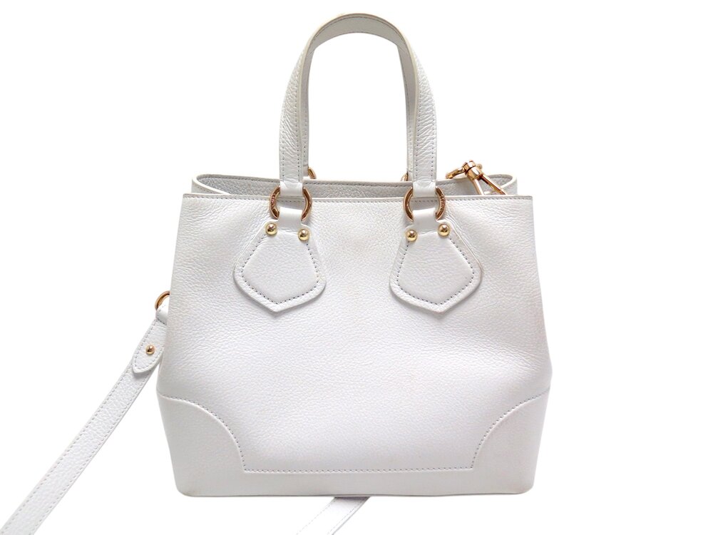 Sac à main cuir Neo Izy S Lancel blanc – Image 2