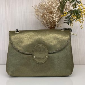 Sac besace Sibyl cuir kaki Mila Louise