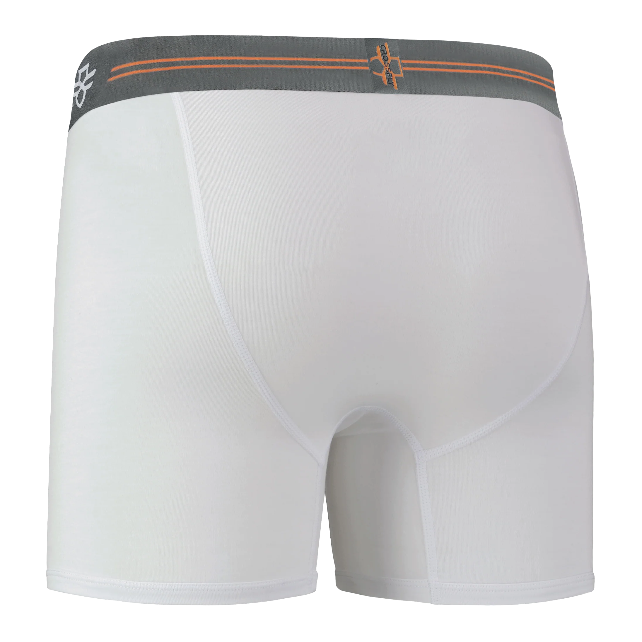 3-pack: IKON Trio Men's 6" Boxers - White Mono – Image 5