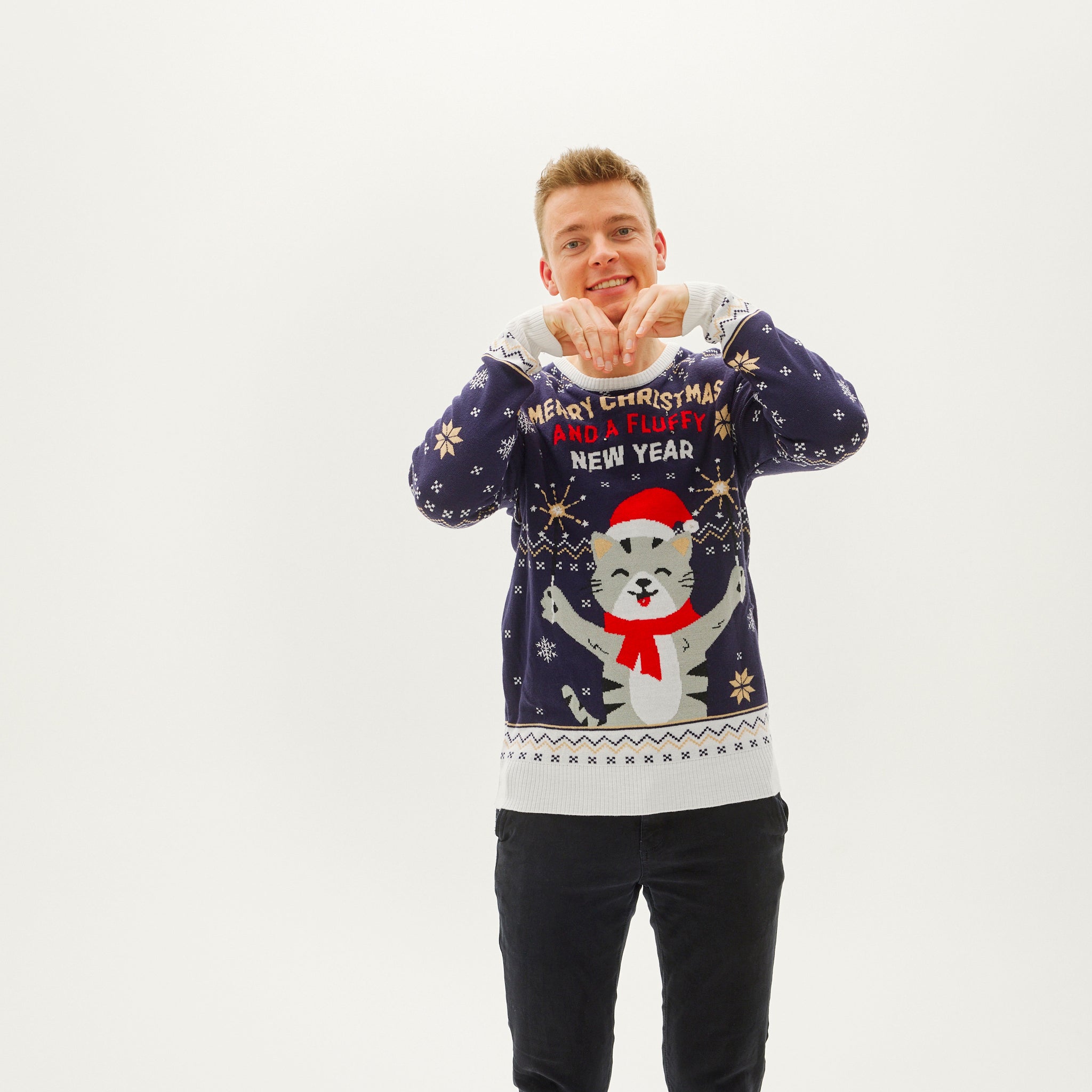 Joyeux Noël et une nouvelle année duveteux – Homme – Image 4