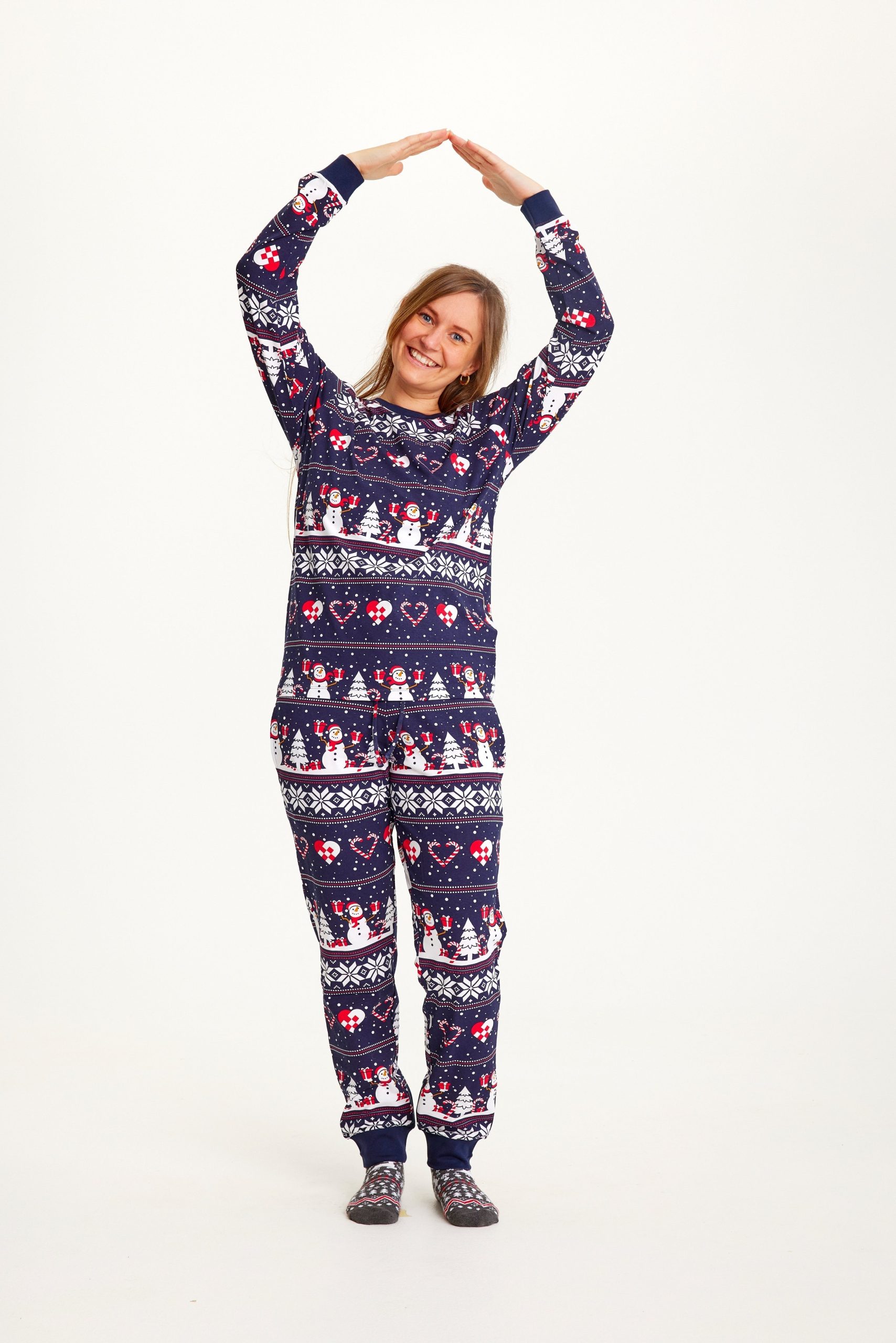 Pyjama “Coeur De Noël” – Femme. – Image 3