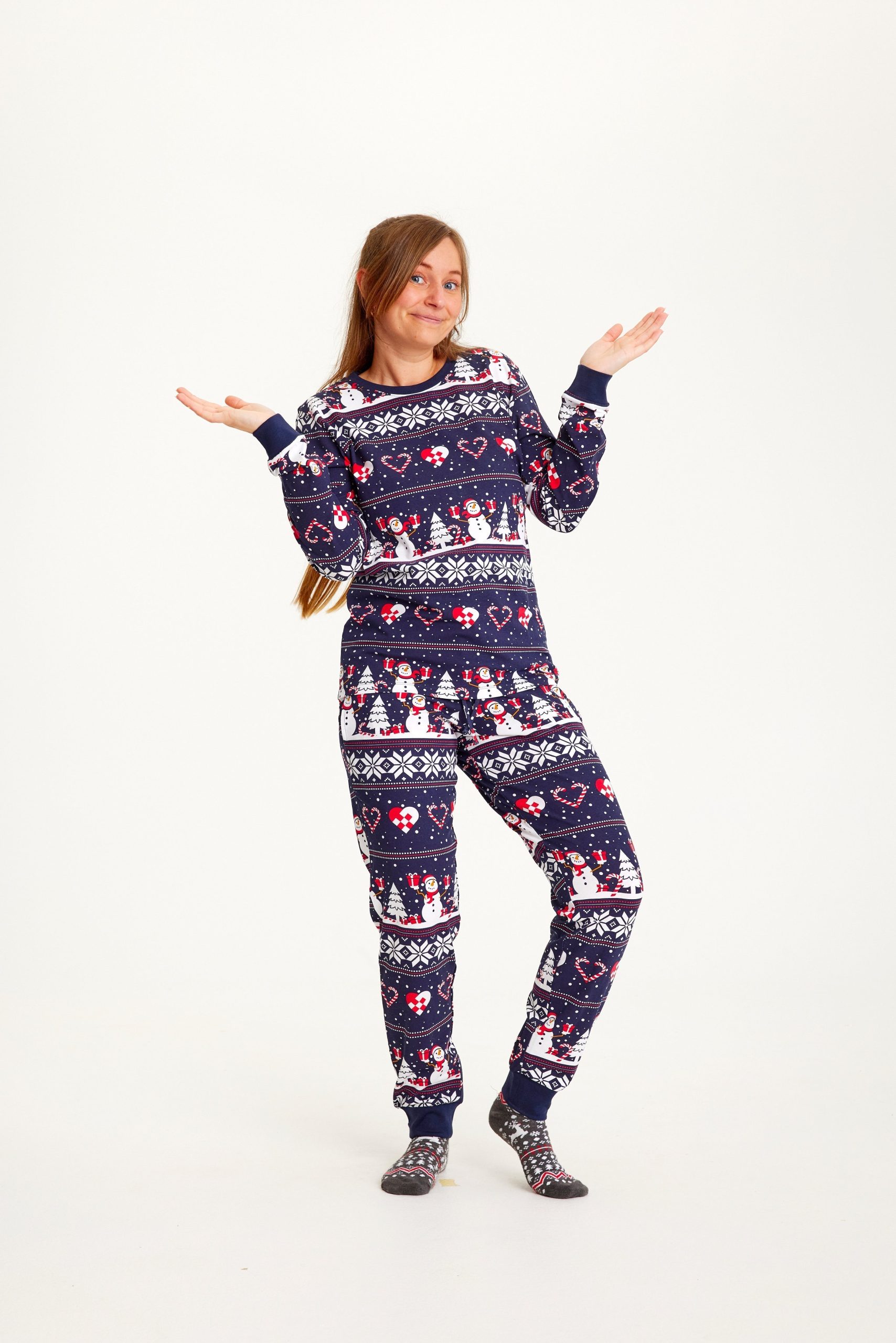 Pyjama “Coeur De Noël” – Femme. – Image 2