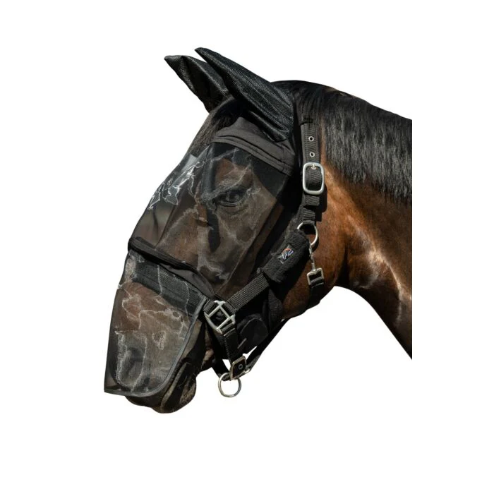 Masque anti-mouches HKM -Premium- protection du naseau – Image 5