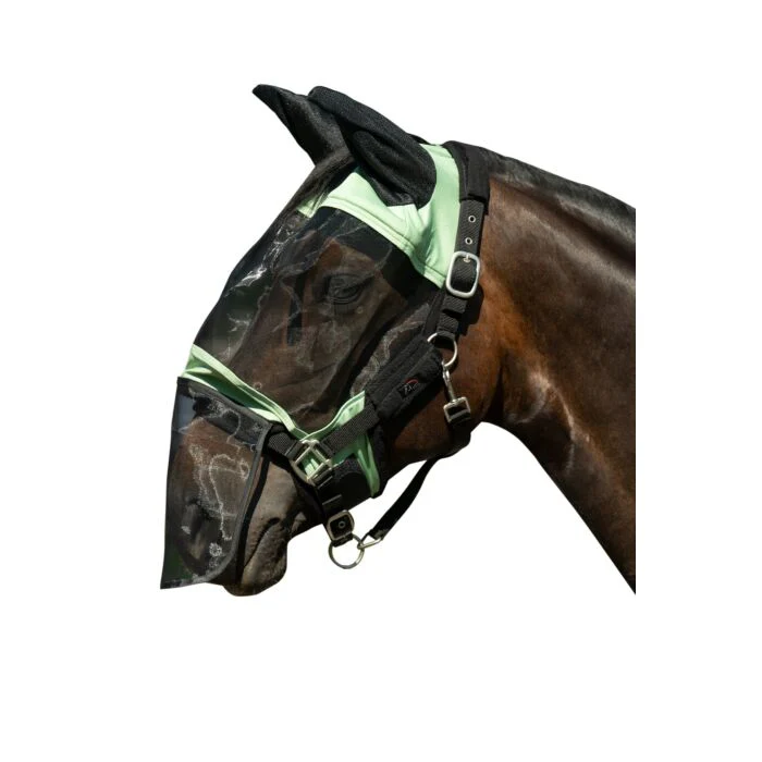 Masque anti-mouches HKM -Premium- protection du naseau – Image 3