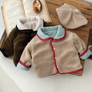 Veste polaire bébé molletonnée