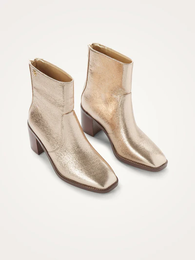 Bottines Edna or à talon Vanessa Wu – Image 2