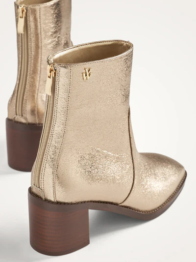 Bottines Edna or à talon Vanessa Wu – Image 3