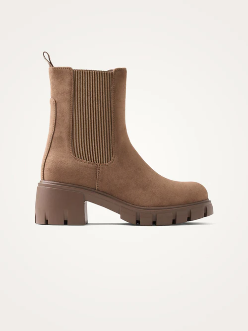 Bottines Hérine marron à talon crantés Vanessa Wu – Image 4