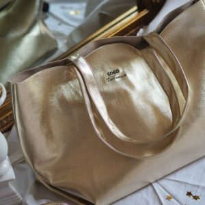 Sac cabas femme Daily Gold Coco mon Amour Mademoiselle Fani
