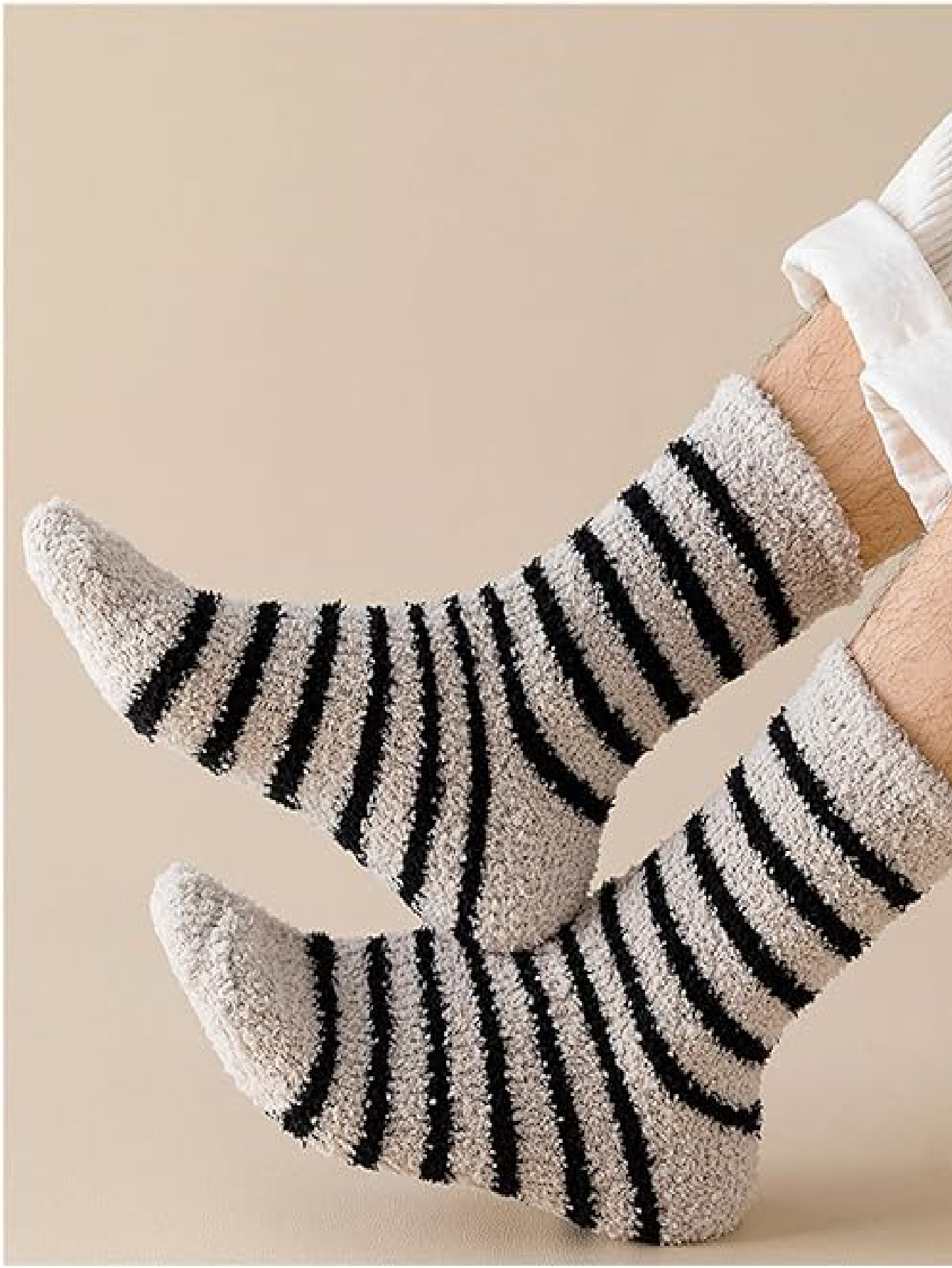 Chaussettes d’intérieur en laine polaire extra chaude pour homme – Image 3