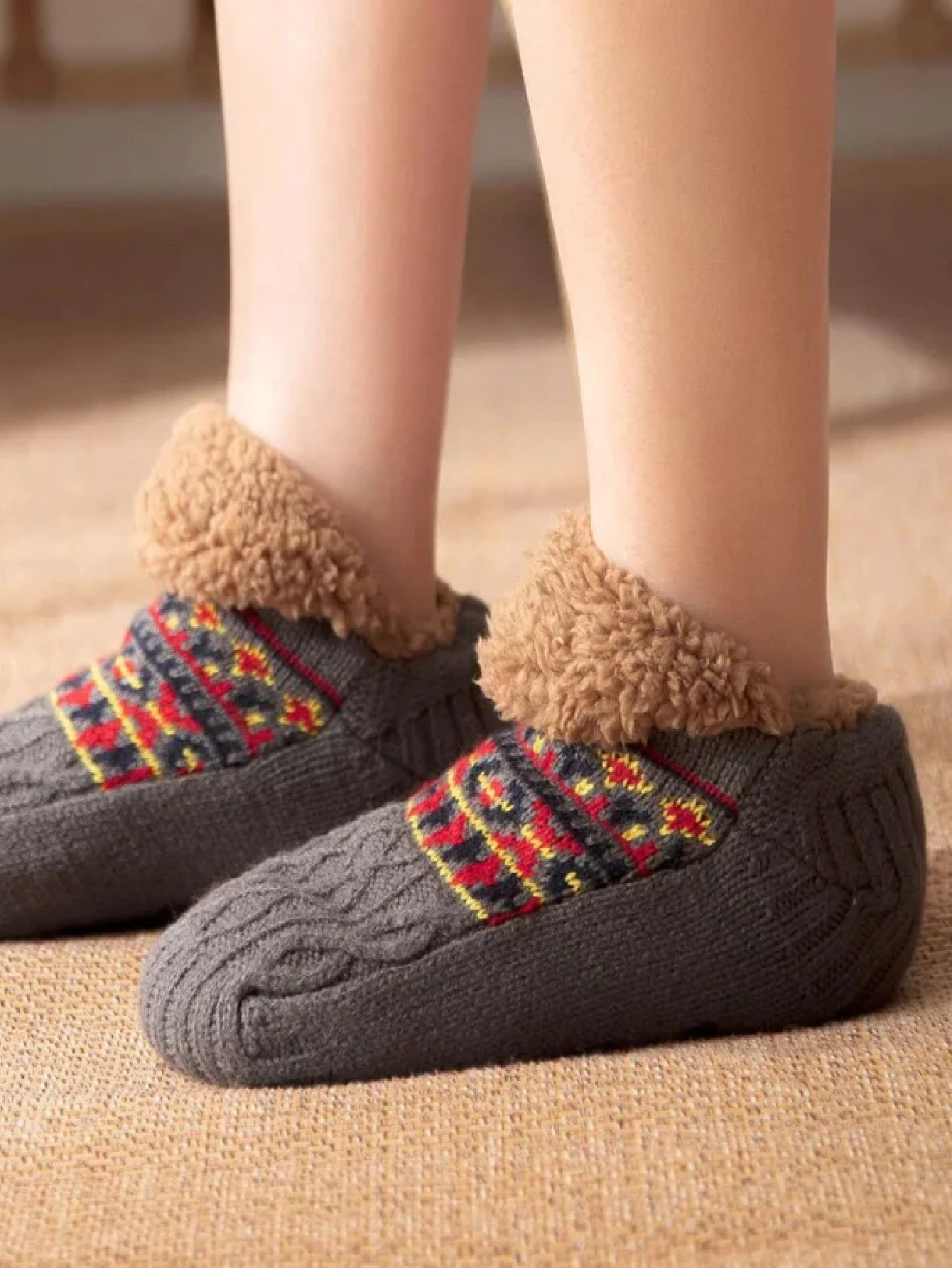 Chaussons chaussettes polaires pour homme – Image 5