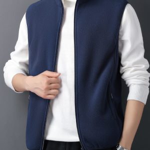 Gilet polaire sans manches pour homme