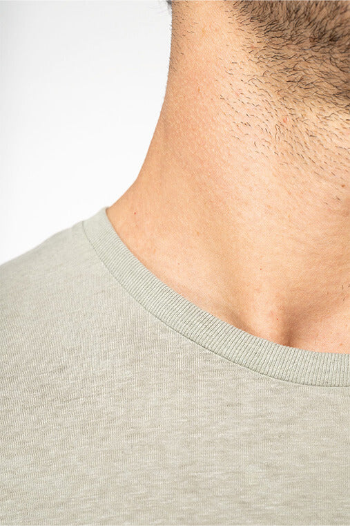 T-shirt Écoresponsable Unisexe en Coton Bio & Lin – Image 3