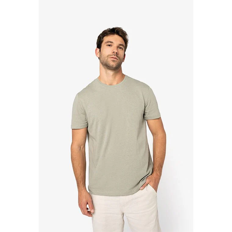 T-shirt Écoresponsable Unisexe en Coton Bio & Lin – Image 5