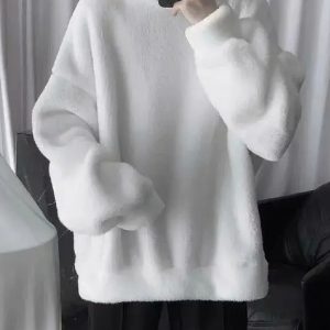 Pull d&rsquo;intérieur en polaire pour homme