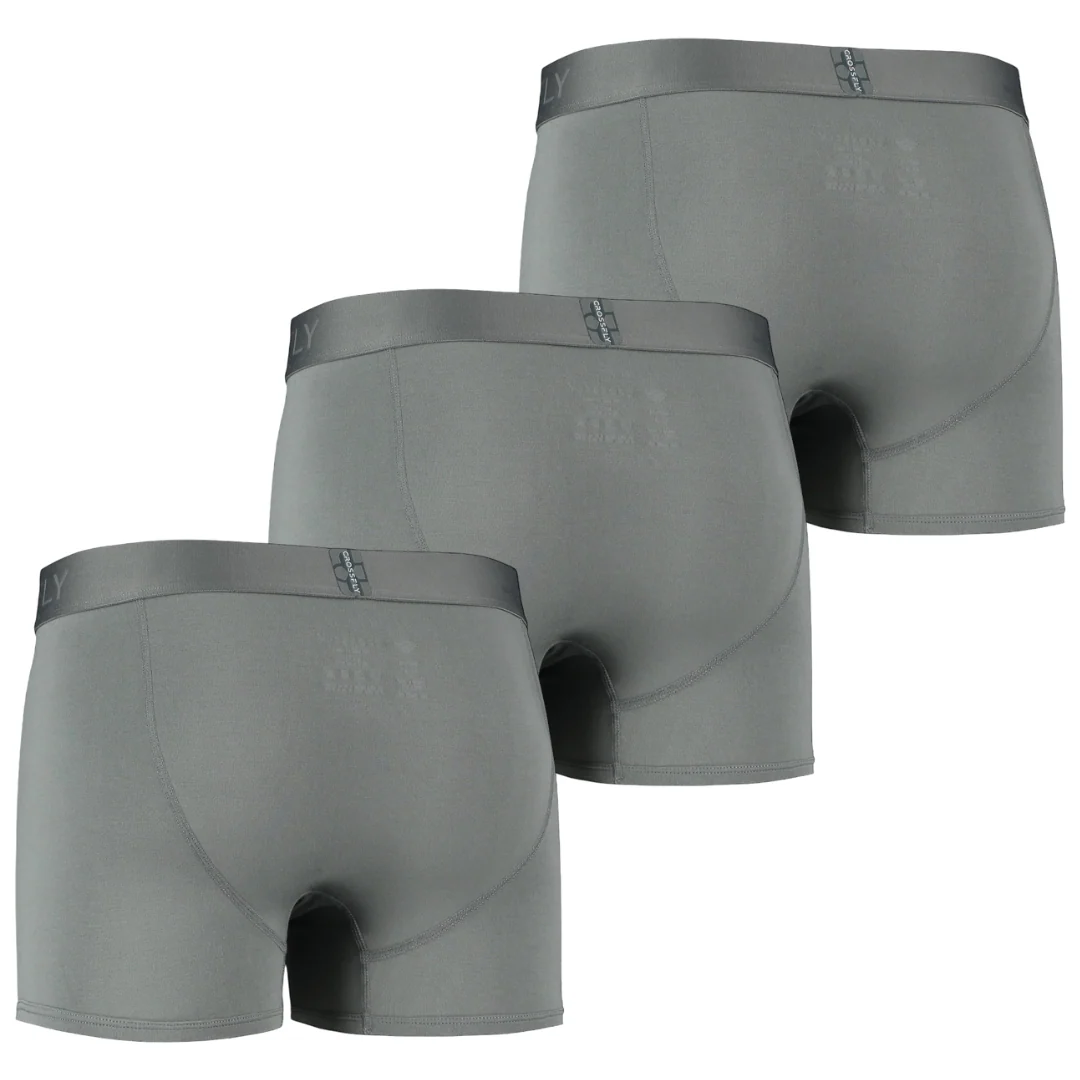 3-pack: IKON Men's 3" Trunks - Charcoal – Image 3