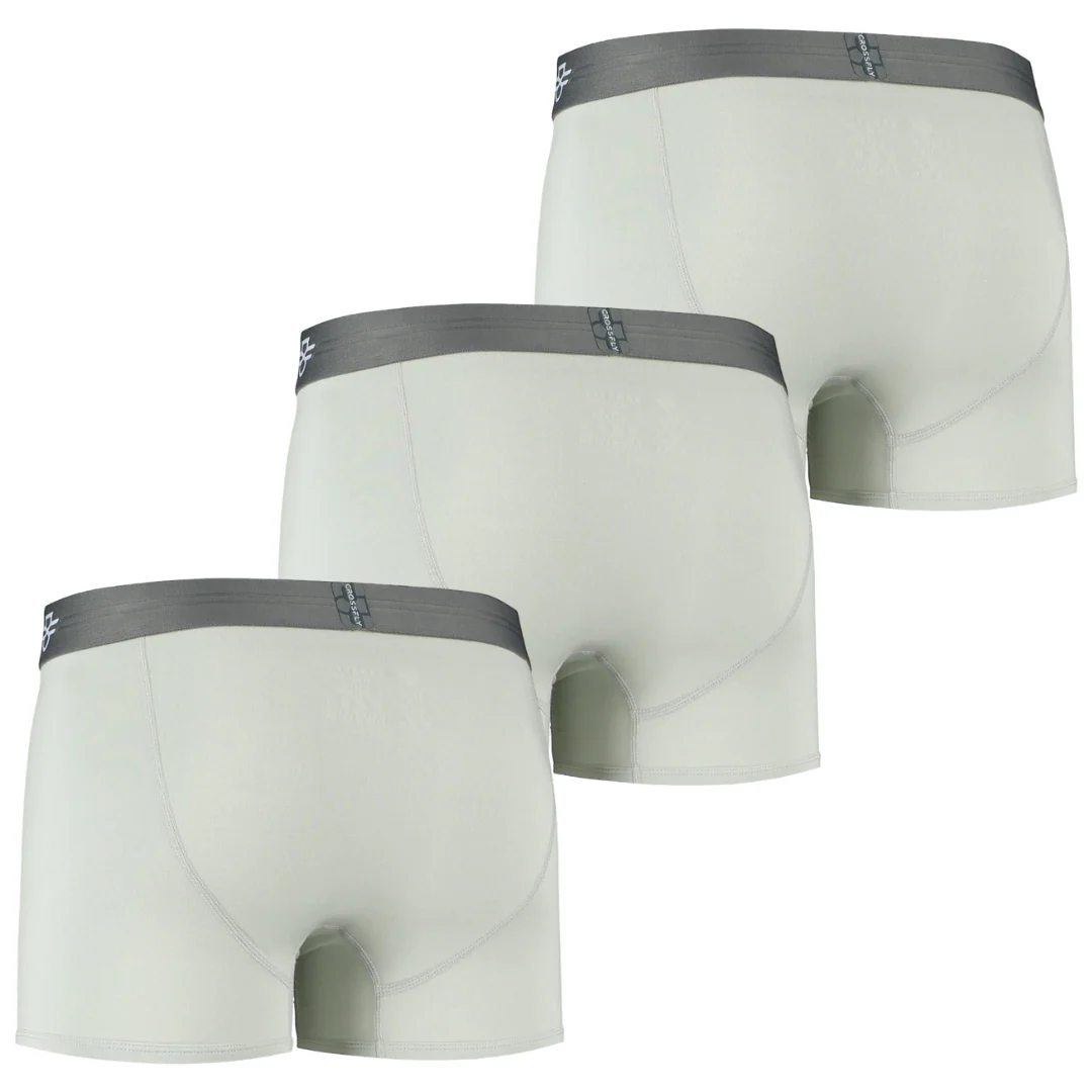 3-pack IKON X Men's 3" Trunks (Silver/Charcoal) – Image 5