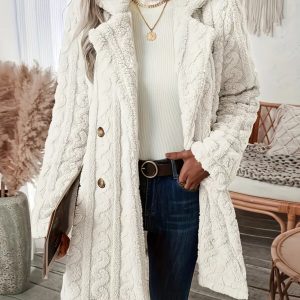 Veste polaire blanche pour femme