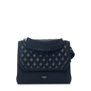 Sac rabat avec poignée Matelassé Ninon M de Lancel Noir