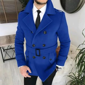 Caban Bleu Homme