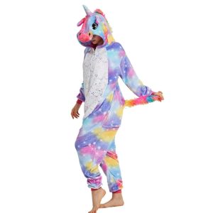 Combinaison polaire pour femme licorne