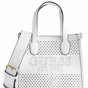 Mini sac à main Ajouré Katey Guess Blanc