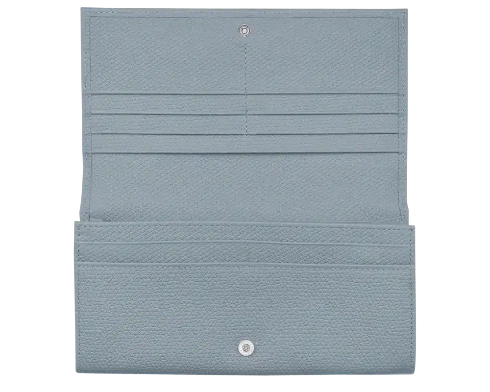 Portefeuille Long À Rabat Roseau Longchamp – nuage – Image 3