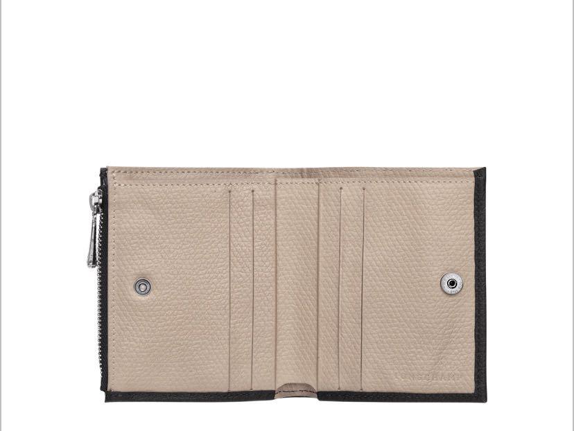 Petit portefeuille compact Roseau Longchamp – noir – Image 2