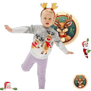 Cute Pull De Noël – Enfants.