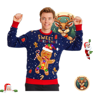 Bonhomme De Pain D’épice Bleu – Homme