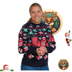 Le Pull De Noël “Bykalender” – Femme.